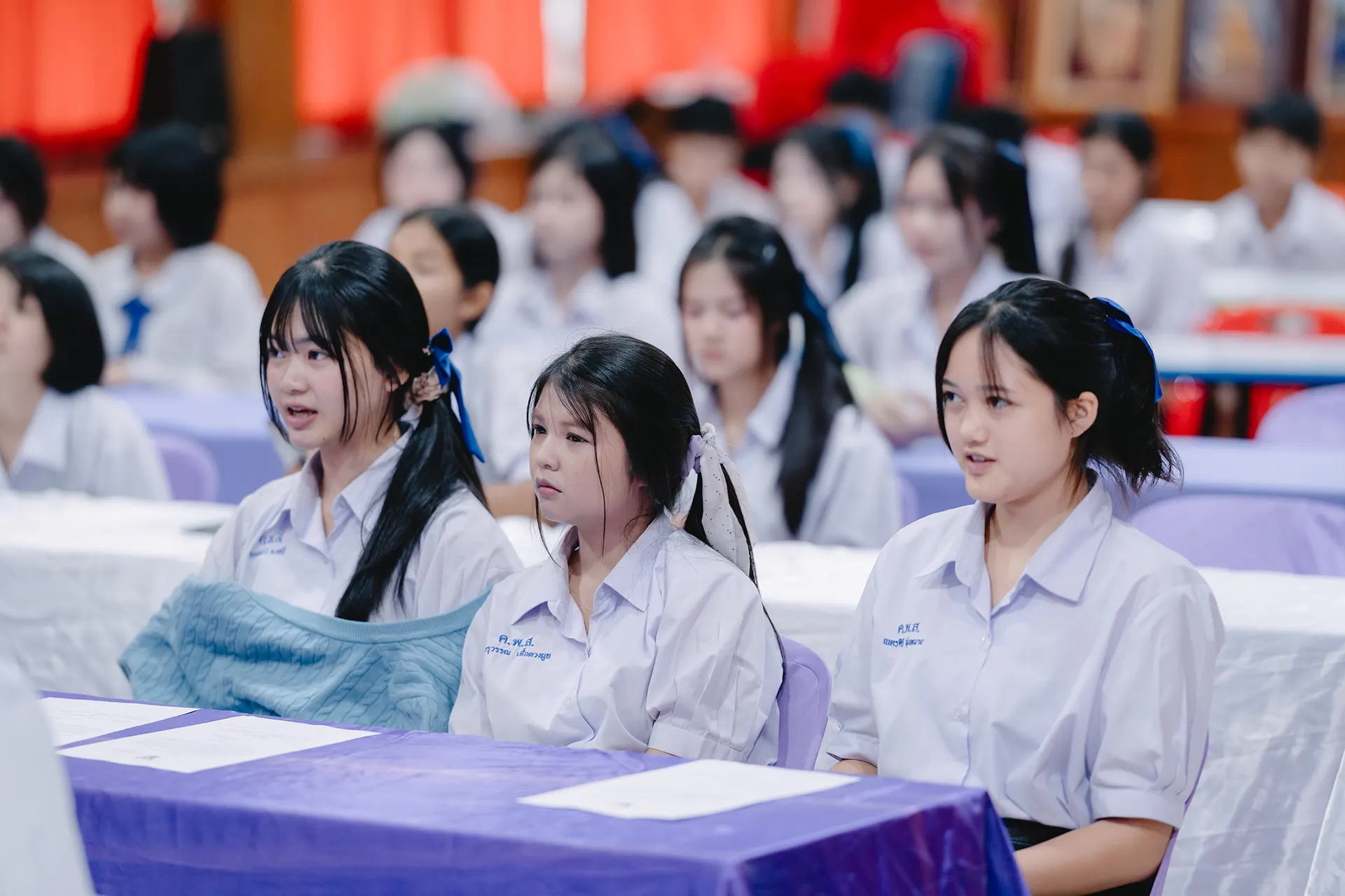 ภาพประกอบเพิ่มเติม กิจกรรมปฐมนิเทศโครงการสร้างเสริมประสบการณ์อาชีพ (Work Experience)